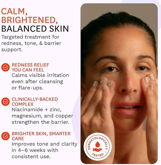 Fig.1 Niacinamide Serum for face | Skincare for Sensitive Skin – 4% Niacinamide, Glowing & Hydrating Serum for Face, Anti-Aging, Moisturizing, and Soothing Treatment – 30ml