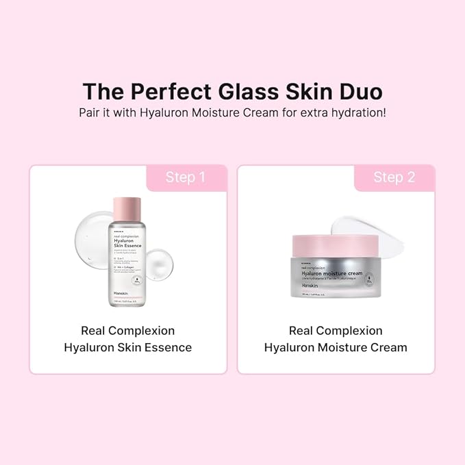 Hanskin Hyaluron Skin Essence Toner – Korean Hydrating Toner | Hyaluronic Acid & Collagen | Lightweight Moisturizing Astringent for Dry, Sensitive & Dull Skin | Daily K-Beauty Skincare (5.07 fl oz)