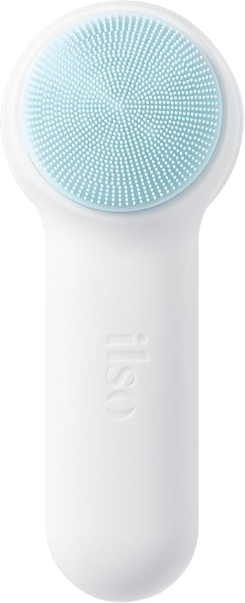 ilso Pore Cleansing Master, Silicone Facial Brush (White Blue)
