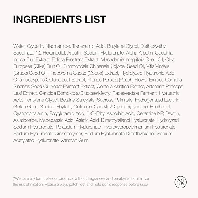 ANUA Niacinamide 10 + TXA 4 Serum