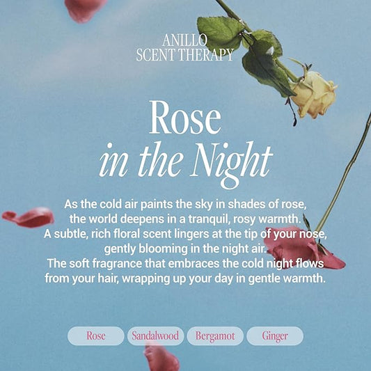 ANILLO Rosy Night Repair Shampoo & Ampoule Treatment with Brush Set (2EA, 1.85 fl oz)